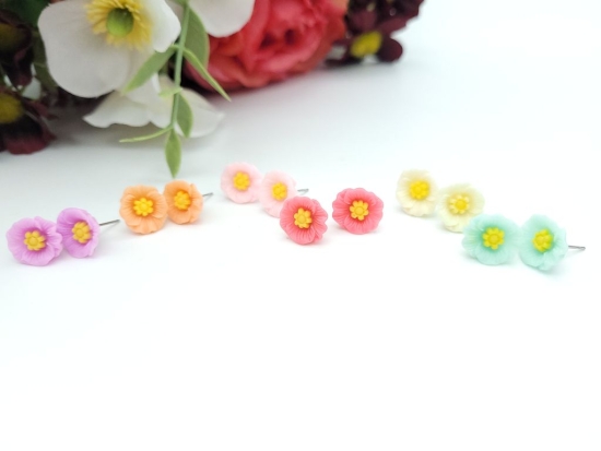 Preview: Blüten Ohrstecker